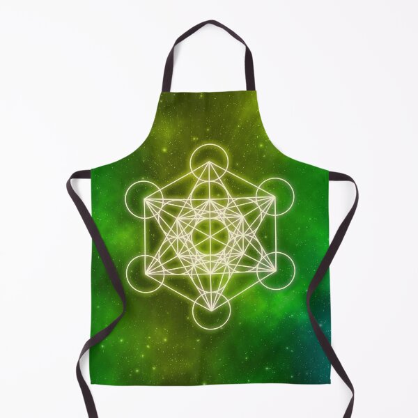 Item preview, Metatron Cube | Sacred Geometry | Green Nebula designed and sold by ghost888.