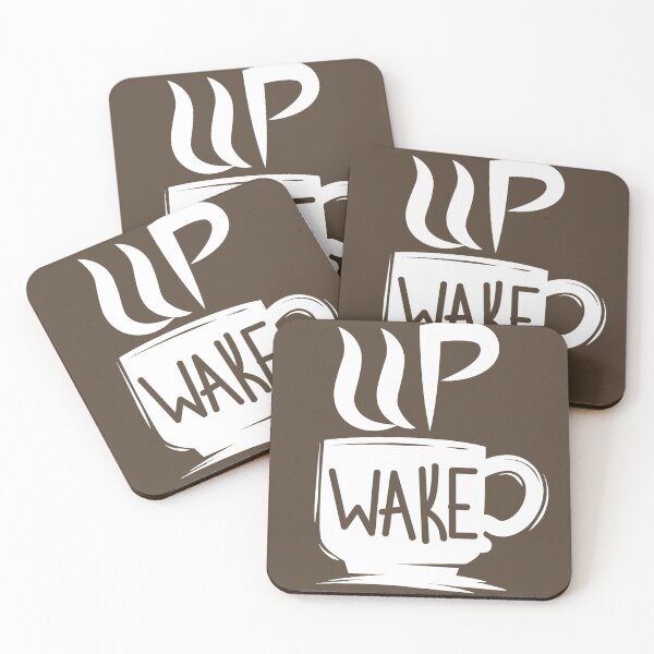Item preview, wake up white coffee designed and sold by MK3DESIGN.