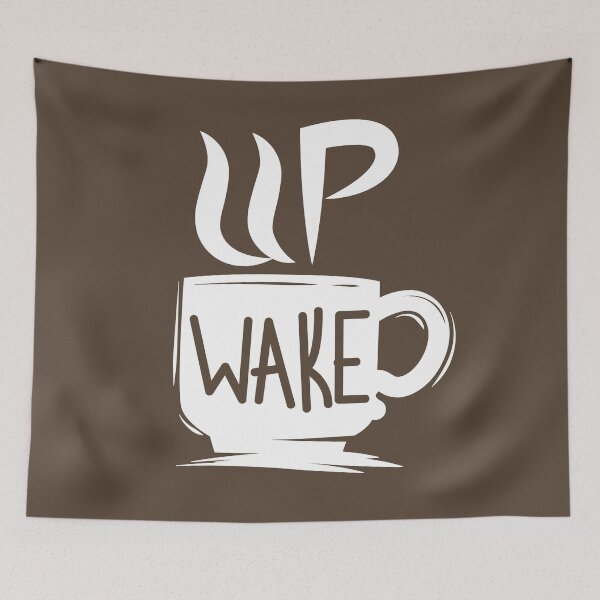 Item preview, wake up white coffee designed and sold by MK3DESIGN.