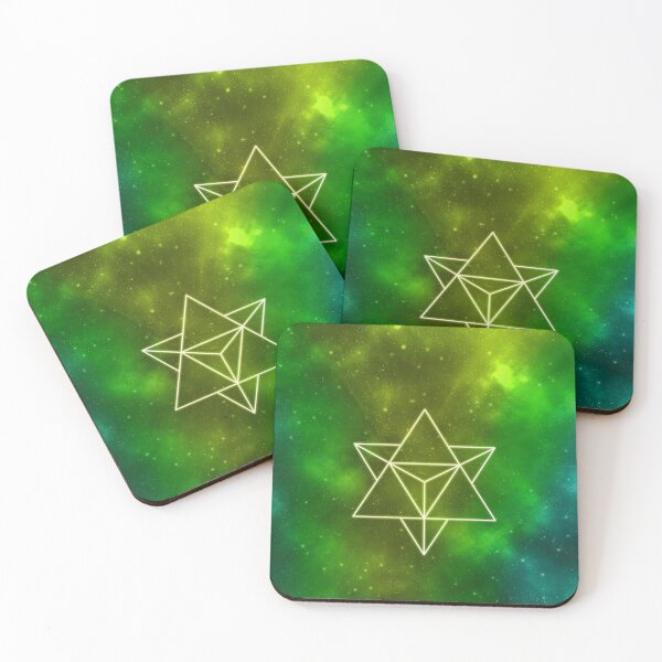 Item preview, Merkaba | Sacred Geometry |  Green Nebula designed and sold by ghost888.