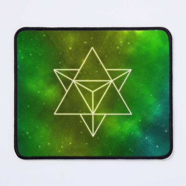 Item preview, Merkaba | Sacred Geometry |  Green Nebula designed and sold by ghost888.