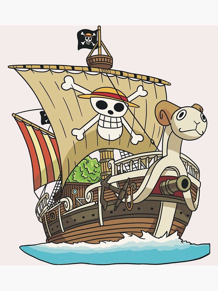 one piece going merry ship Art Board Print for Sale by Zoro3