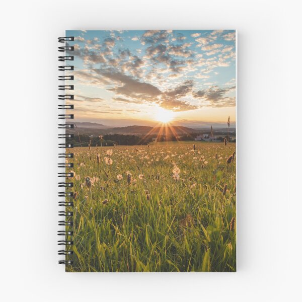 Item preview, Sunset over flowering meadow, Czech republic designed and sold by VaclavSonnek.