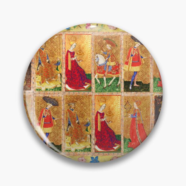 Item preview, ANTIQUE RENAISSANCE TAROTS ,PAGE ,KNIGHT, KING AND QUEEN OF CUPS designed and sold by BulganLumini.