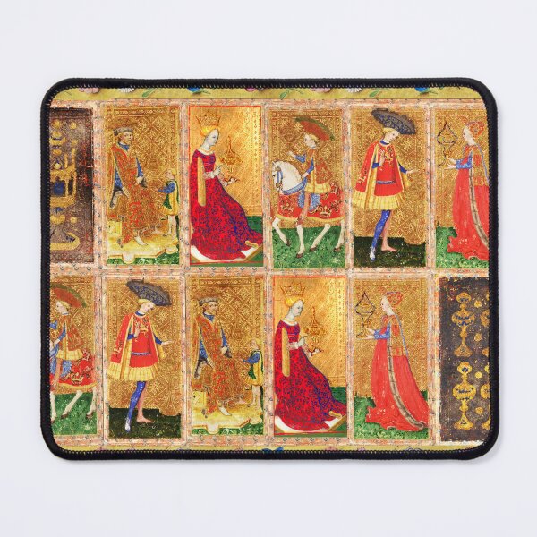 Item preview, ANTIQUE RENAISSANCE TAROTS ,PAGE ,KNIGHT, KING AND QUEEN OF CUPS designed and sold by BulganLumini.