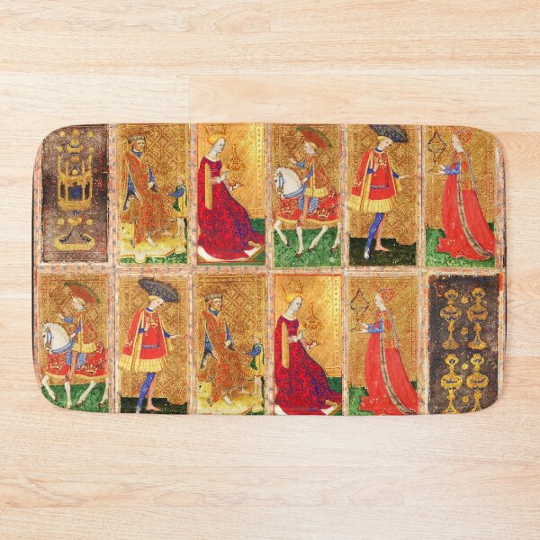 Item preview, ANTIQUE RENAISSANCE TAROTS ,PAGE ,KNIGHT, KING AND QUEEN OF CUPS designed and sold by BulganLumini.