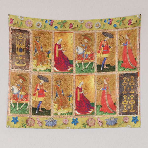 Item preview, ANTIQUE RENAISSANCE TAROTS ,PAGE ,KNIGHT, KING AND QUEEN OF CUPS designed and sold by BulganLumini.