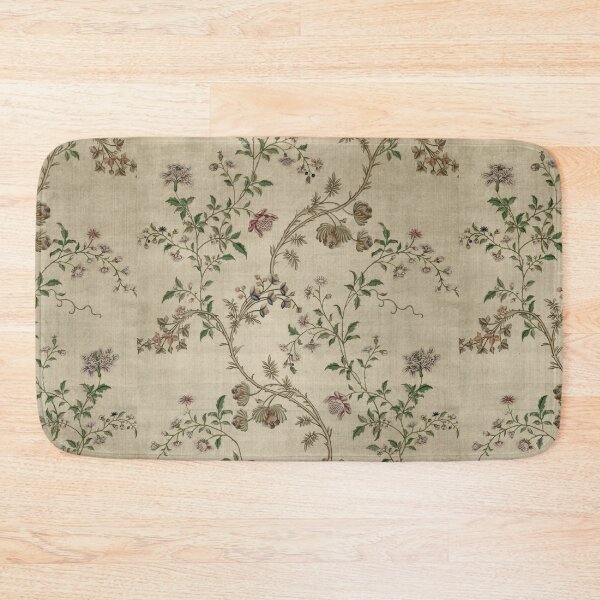 Item preview, Beige and vintage floral designed and sold by themusingmind.