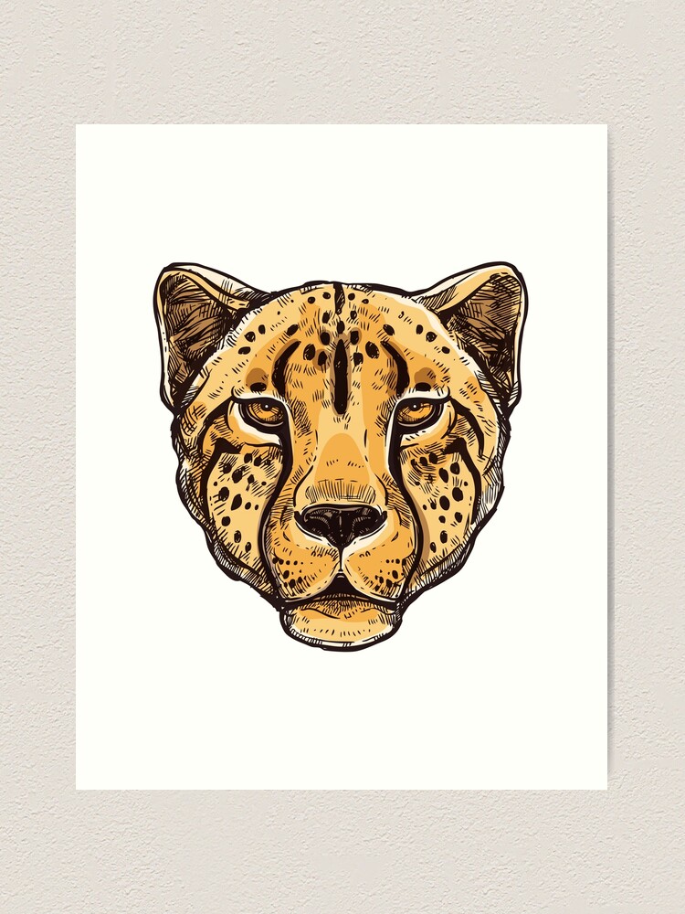 Asiatic cheetah - Tpencilartist