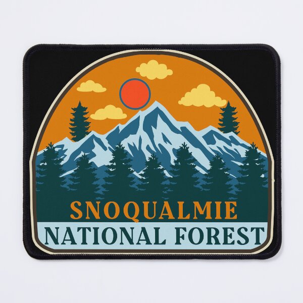 Item preview, Snoqualmie National Forest -Vintage designed and sold by Nature-mark.