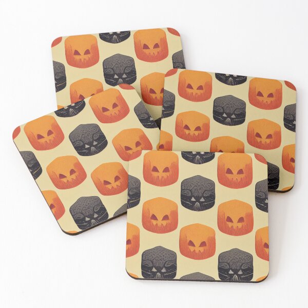 Aperçu de l'œuvre Halloween Pumpkin Seamless Pattern créée et vendue par Bratak.