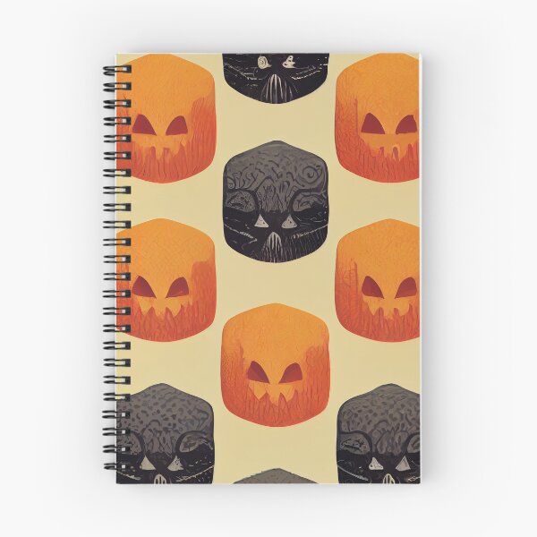 Aperçu de l'œuvre Halloween Pumpkin Seamless Pattern créée et vendue par Bratak.