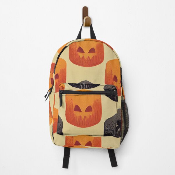 Aperçu de l'œuvre Halloween Pumpkin Seamless Pattern créée et vendue par Bratak.