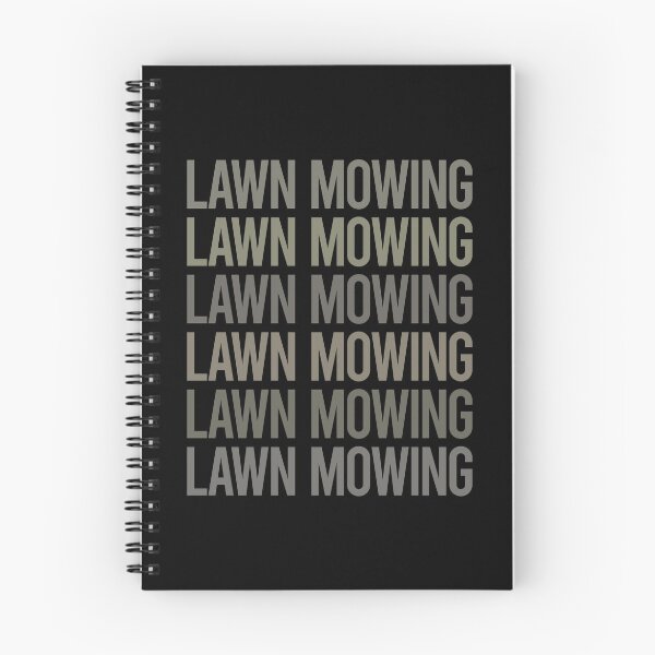 Item preview, Gray Text Art Lawn Mowing Mower Lawnmower designed and sold by TartSpiderWeb.