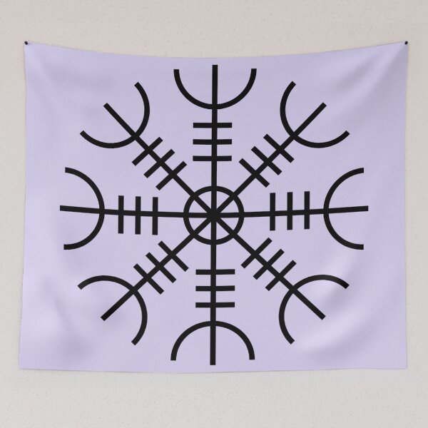 Item preview, Helm of Awe Icelandic magical staves Odin Aegishjalmur Symbol designed and sold by BerryCats.