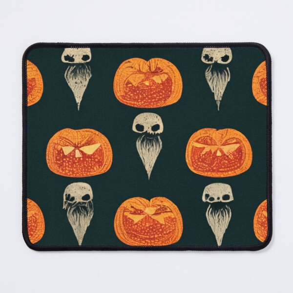 Item preview, Halloween Pumpkin Ghost Seamless Pattern designed and sold by Bratak.