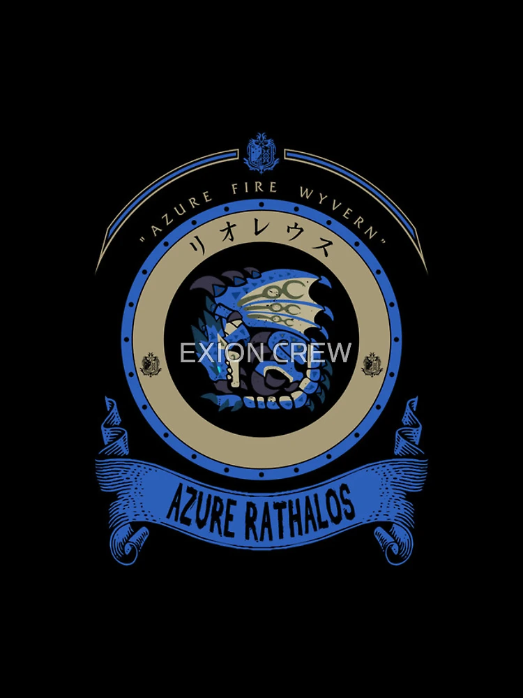 Thumbnail 4 of 4, iPhone Case, AZURE RATHALOS - CREST designed and sold by EXION CREW.