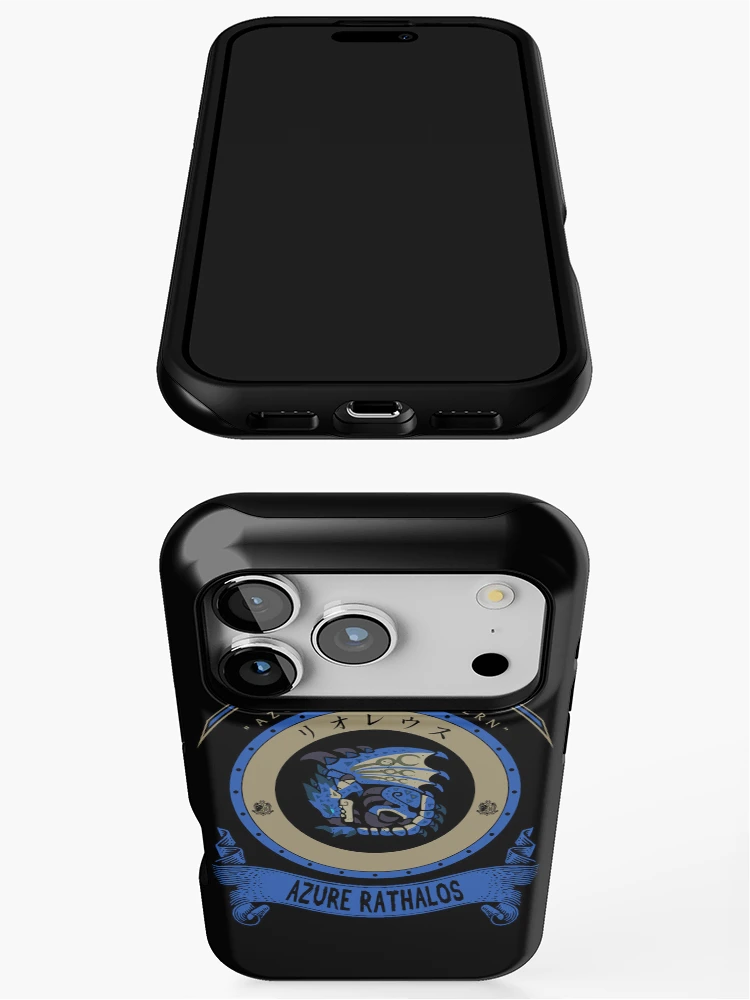 Thumbnail 3 of 4, iPhone Case, AZURE RATHALOS - CREST designed and sold by EXION CREW.