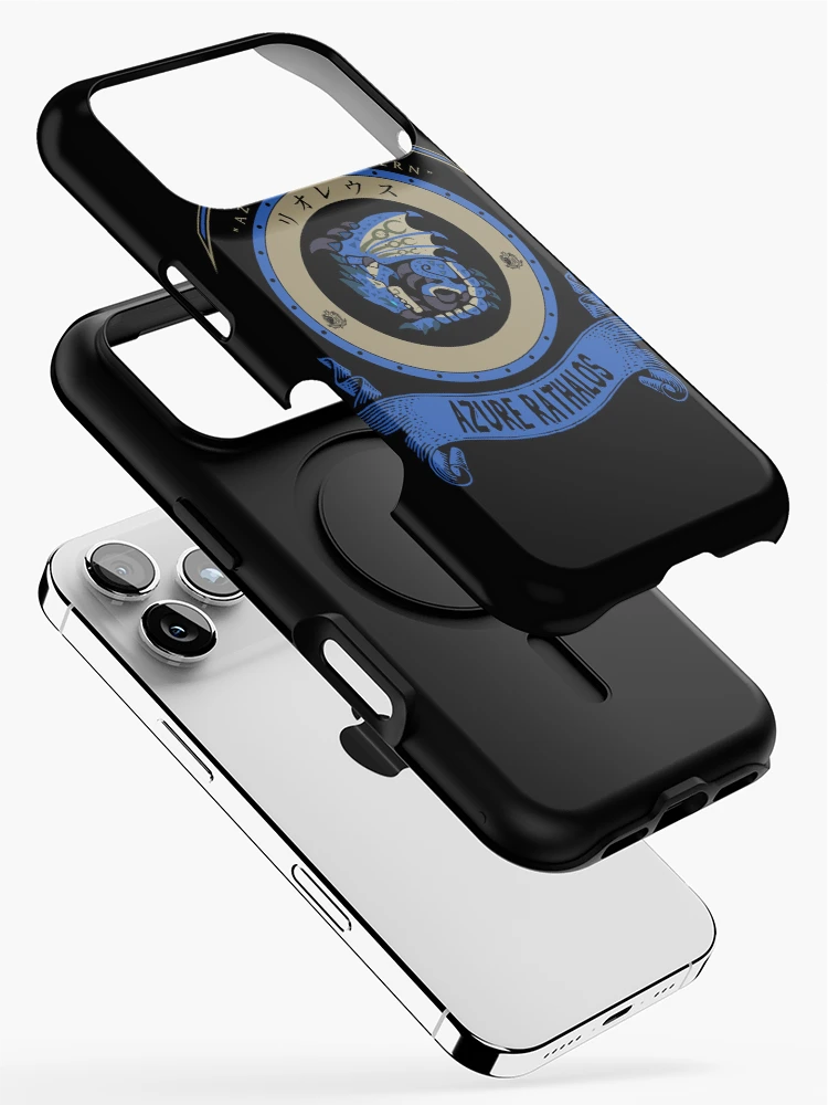 Thumbnail 2 of 4, iPhone Case, AZURE RATHALOS - CREST designed and sold by EXION CREW.