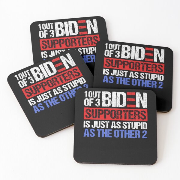 Item preview, 1 Out Of 3 Biden Supporters Is Just As Stupid As The Other 2 designed and sold by Darly-Walker.