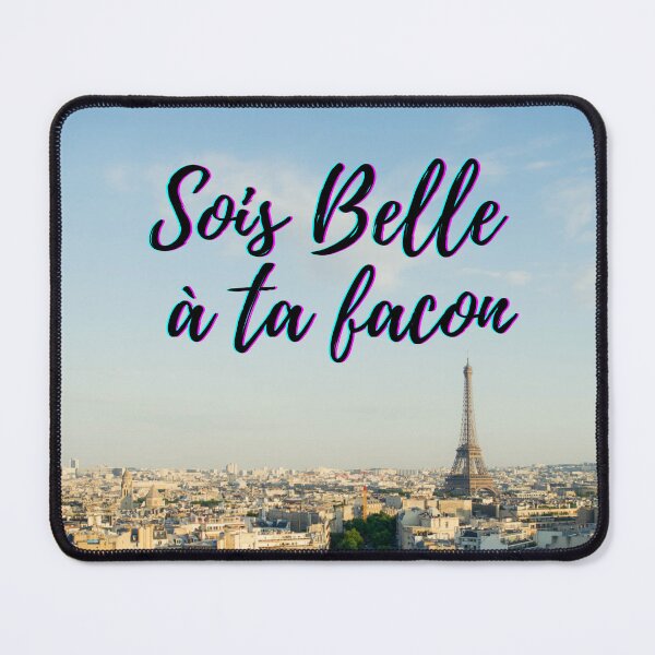 Item preview,  Be beautiful in your own way - popular French quotes theme gifts  designed and sold by RebelliousRosee.
