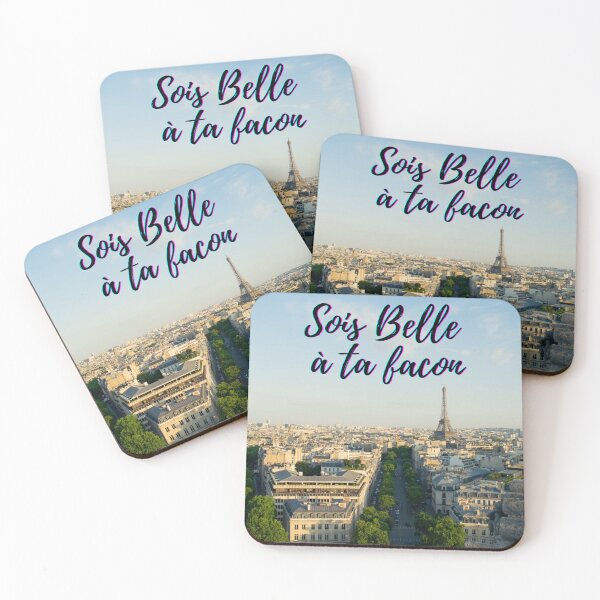 Item preview,  Be beautiful in your own way - popular French quotes theme gifts  designed and sold by RebelliousRosee.