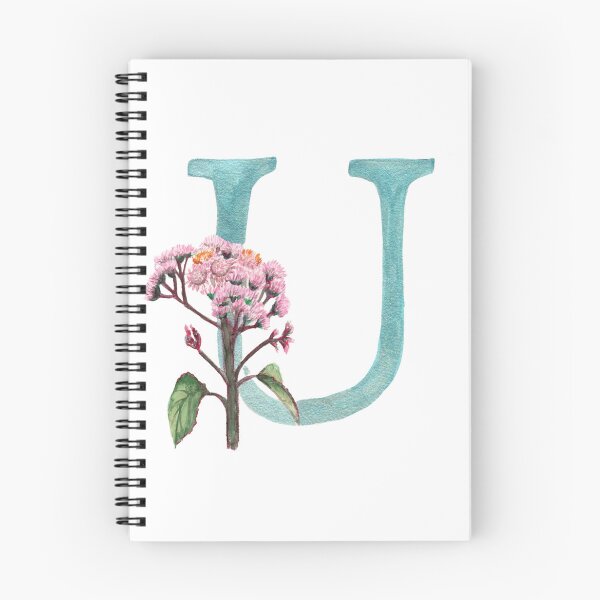 Item preview, floral letter U designed and sold by ninalatorre.