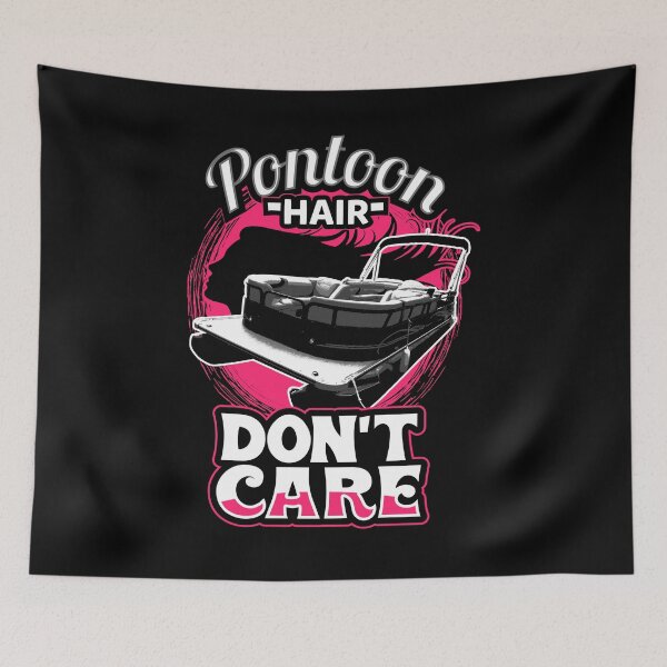 Item preview, Pontoon hair don't care - funny boat captain designed and sold by Captain Mood.