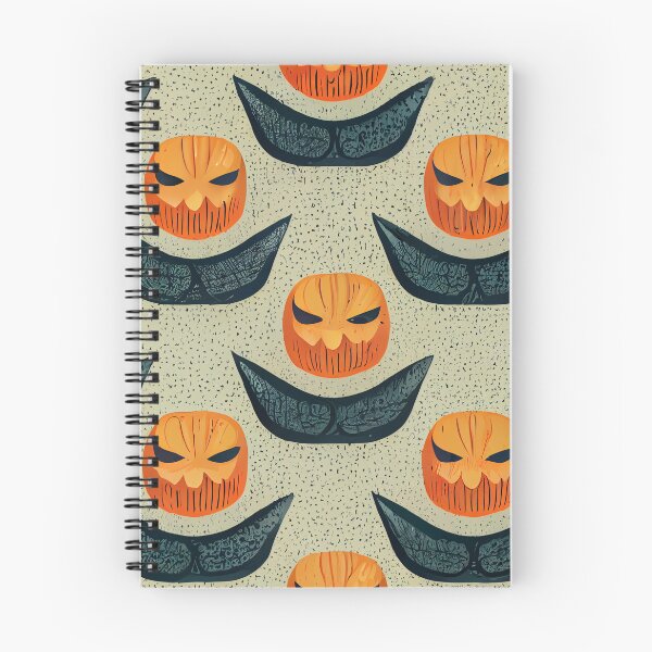Aperçu de l'œuvre Halloween Pumpkin Seamless Pattern créée et vendue par Bratak.
