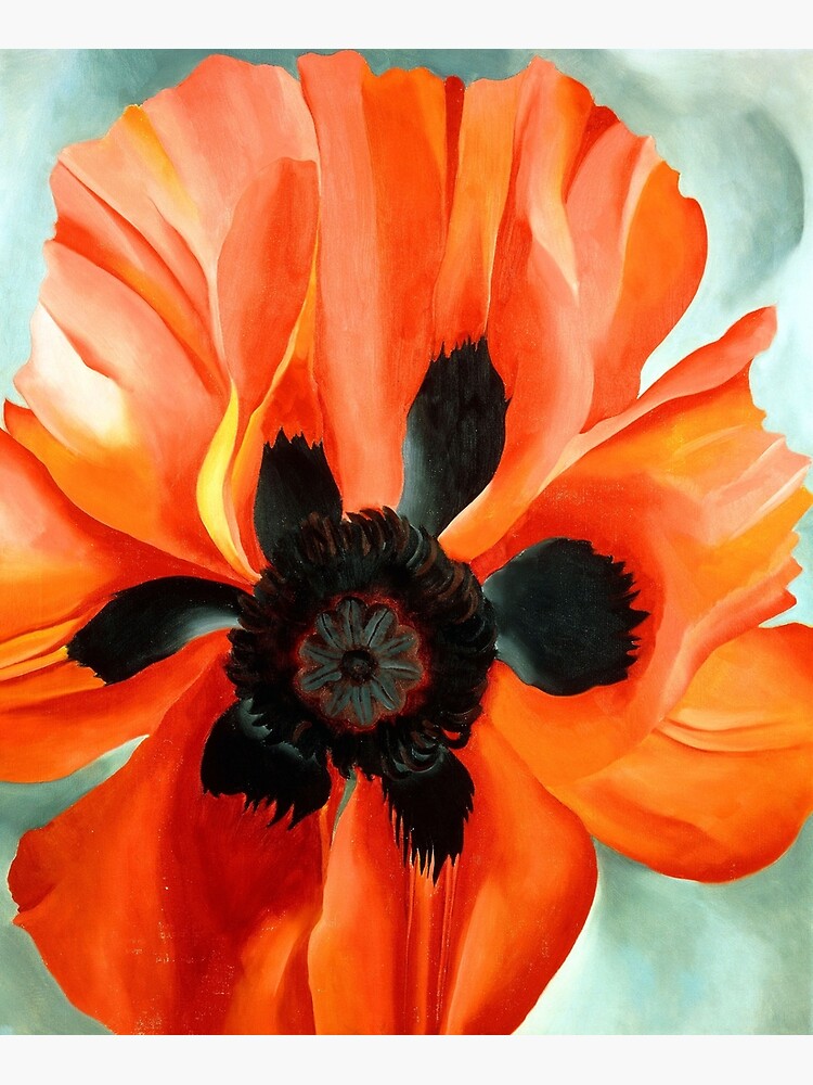 Oriental Poppies 1928 Georgia Okeeffe 1939 Poster For Sale By   Flat,750x,075,f Pad,750x1000,f8f8f8 