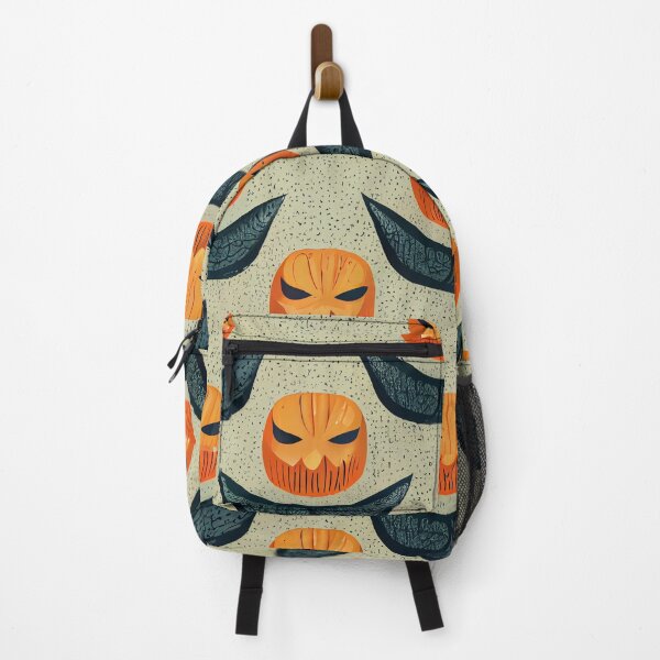 Aperçu de l'œuvre Halloween Pumpkin Seamless Pattern créée et vendue par Bratak.