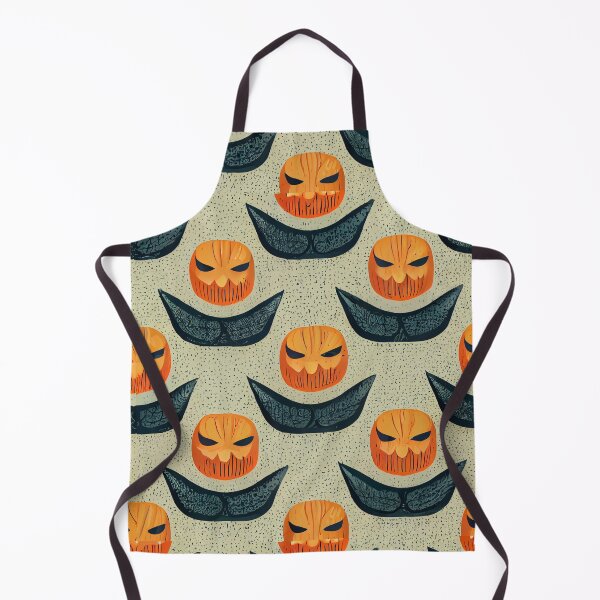 Aperçu de l'œuvre Halloween Pumpkin Seamless Pattern créée et vendue par Bratak.