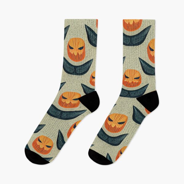 Item preview, Halloween Pumpkins Seamless Pattern designed and sold by Bratak.