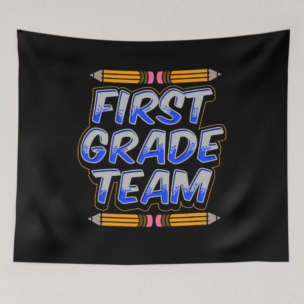 Item preview, First grade team - funny teacher designed and sold by Captain Mood.