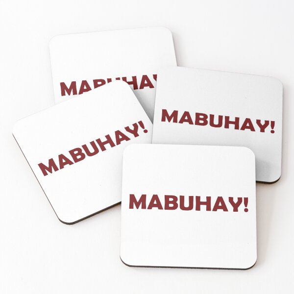 Item preview, Mabuhay! artwork in red designed and sold by ArKion.