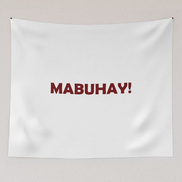 Item preview, Mabuhay! artwork in red designed and sold by ArKion.