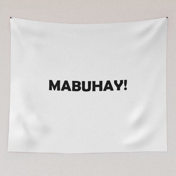 Item preview, Mabuhay! artwork in black designed and sold by ArKion.