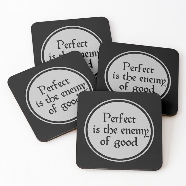 Item preview, Perfect Is The Enemy Of Good - Voltaire designed and sold by JourneyCreative.