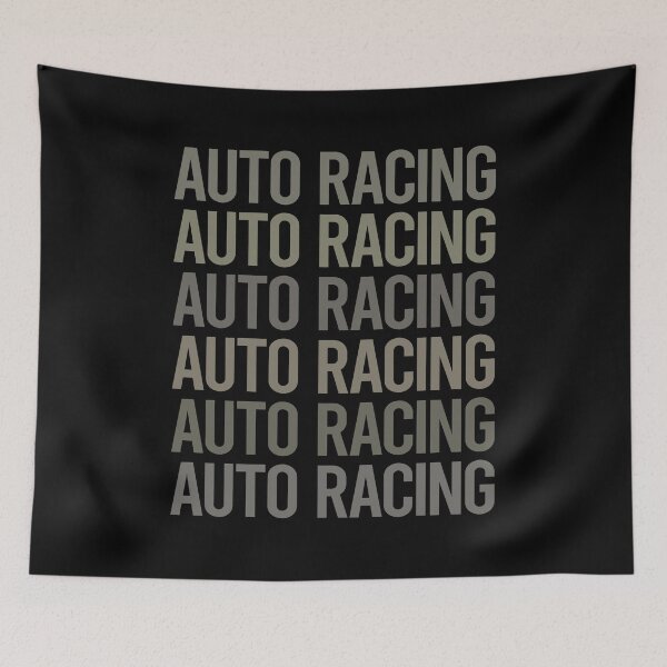 Item preview, Gray Text Art Auto Racing Automotive Car Motor Autosport Motorsport designed and sold by TartSpiderWeb.