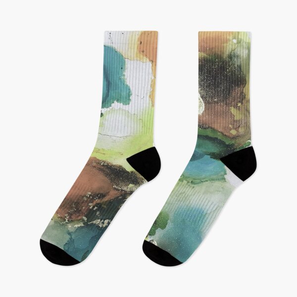 Item preview, Teal, Citron and Soft Pastel Ink  designed and sold by Jenie Yolland.