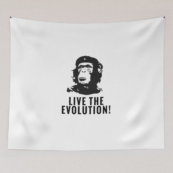 Item preview, Live the evolution Che monkey Darwin designed and sold by axelexa.