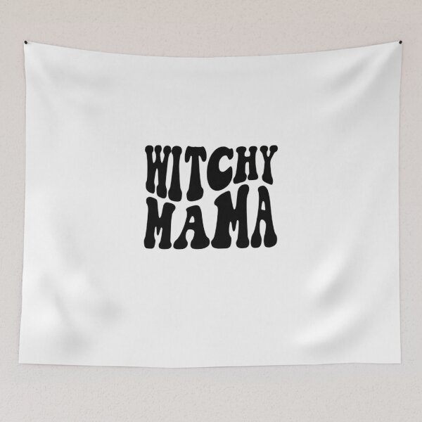 Item preview, witch mama halloween groovy retro autumn vibes designed and sold by Sophistical.