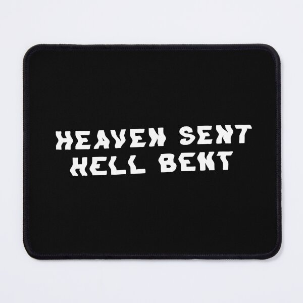 Item preview, Heaven Sent Hell Bent White On Black designed and sold by soundlesswaves.