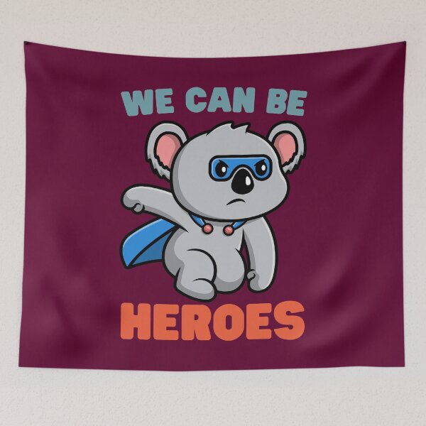 Item preview, We Can Be Heroes: Koala Superhero designed and sold by Keep Smiling.