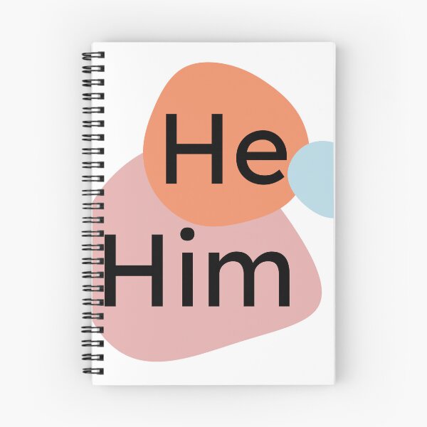 Item preview, He/Him Pronoun Design designed and sold by TherapyDesigns.