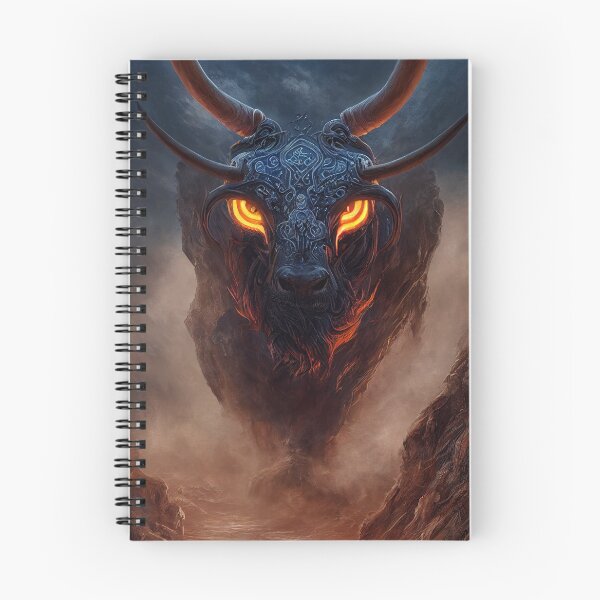 Item preview,  Demonic bull with glowing eyes designed and sold by ThunderSlayer.