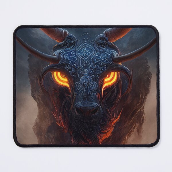 Item preview,  Demonic bull with glowing eyes designed and sold by ThunderSlayer.