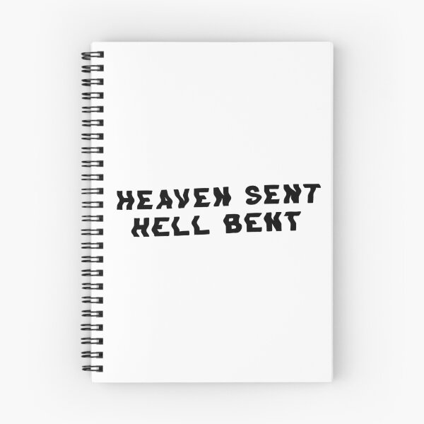 Item preview, Heaven Sent Hell Bent Black On White designed and sold by soundlesswaves.