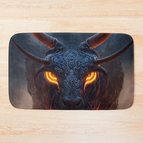 Item preview,  Demonic bull with glowing eyes designed and sold by ThunderSlayer.