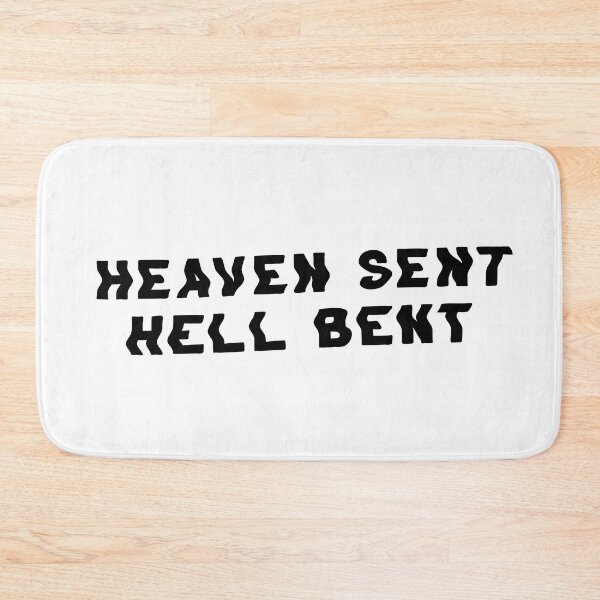 Item preview, Heaven Sent Hell Bent Black On White designed and sold by soundlesswaves.